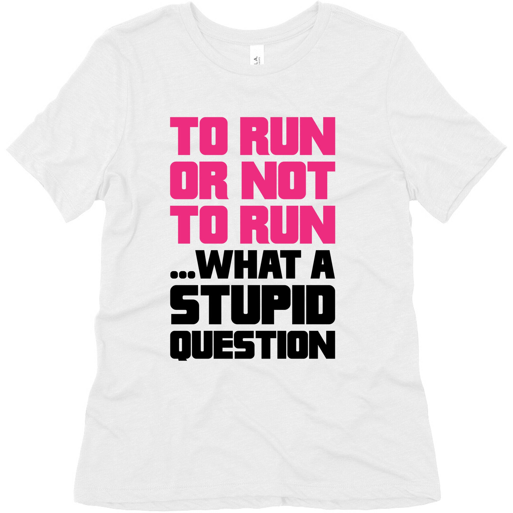 To Run Or Not To Run Women's Triblend Tee